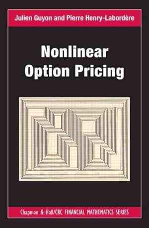 Immagine del venditore per Nonlinear Option Pricing venduto da GreatBookPrices