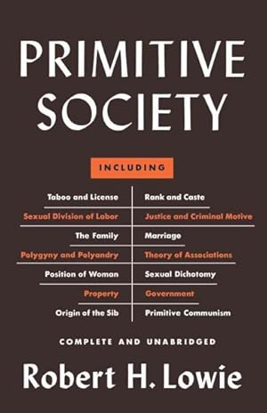 Seller image for Primitive Society for sale by GreatBookPrices