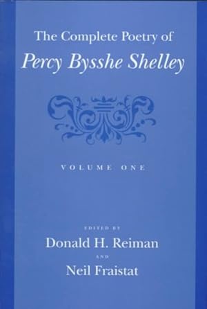 Bild des Verkufers fr Complete Poetry of Percy Bysshe Shelley zum Verkauf von GreatBookPrices