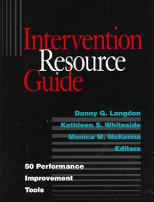 Seller image for Intervention Resource Guide : 50 Performance Improvement Tools for sale by GreatBookPrices