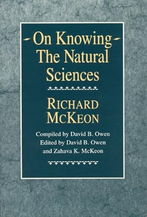 Seller image for On Knowing - The Natural Sciences for sale by GreatBookPrices