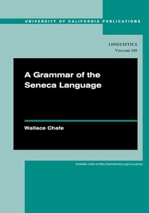 Immagine del venditore per Grammar of the Seneca Language venduto da GreatBookPrices
