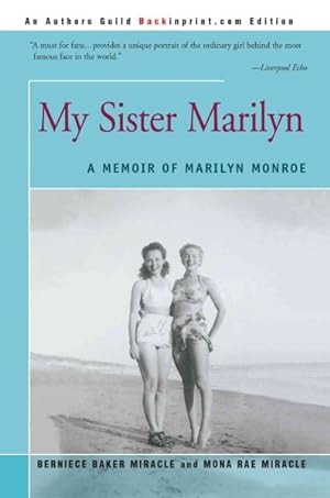 Imagen del vendedor de My Sister Marilyn a la venta por GreatBookPrices