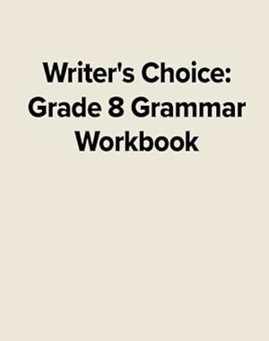 Bild des Verkufers fr Grammar Workbook 8 zum Verkauf von GreatBookPrices