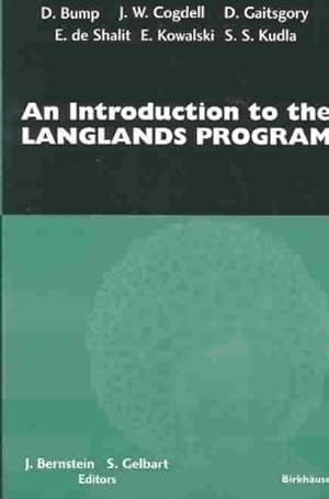 Seller image for Introduction to the Langlands Program for sale by GreatBookPrices
