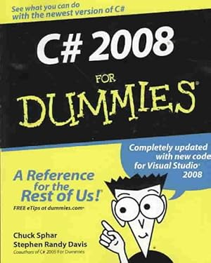 Seller image for C# 2008 for Dummies for sale by GreatBookPrices