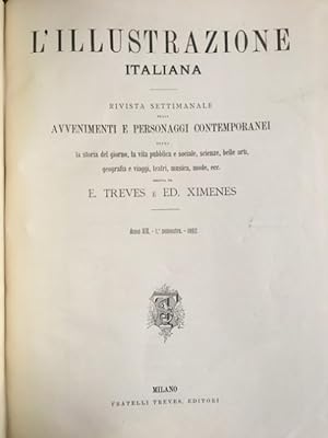 L' Illustrazione Italiana. Rivista settimanale, (IN ITALIENISCHER SPRACHE), 1° semestre 1892 (kom...