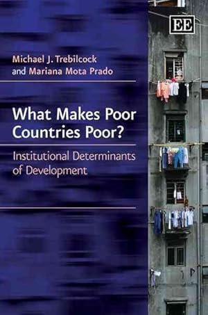 Imagen del vendedor de What Makes Poor Countries Poor? : Institutional Determinants of Development a la venta por GreatBookPrices