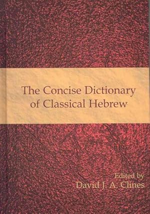 Seller image for Concise Dictionary of Classical Hebrew for sale by GreatBookPrices