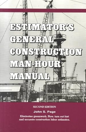 Imagen del vendedor de Estimator's General Construction Man-Hour Manual a la venta por GreatBookPrices