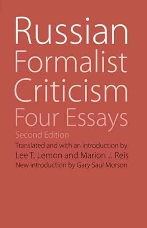 Imagen del vendedor de Russian Formalist Criticism : Four Essays a la venta por GreatBookPrices