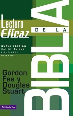 Seller image for Lectura Eficaz de la Biblia/ The Effective Reading of the Bible -Language: Spanish for sale by GreatBookPrices