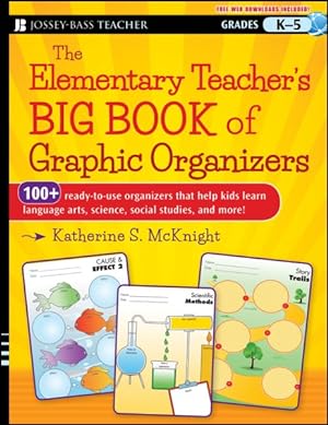 Seller image for Elementary Teacher's Big Book of Graphic Organizers Grades K-5 : 100+ Ready-to-Use Organizers that Help Kids Learn Language Arts, Science, Social Studies, and More! Free Web Downloads Included for sale by GreatBookPrices