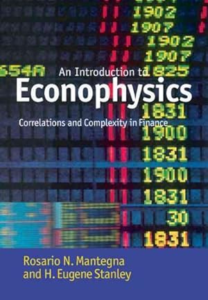 Imagen del vendedor de Introduction to Econophysics : Correlations and Complexity in Finance a la venta por GreatBookPrices