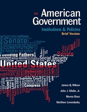 Seller image for American Government : Institutions & Policies: Brief Version for sale by GreatBookPrices