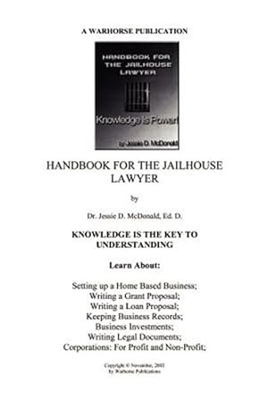 Seller image for Handbook For Jailhouse Lawyers for sale by GreatBookPrices