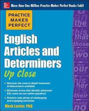 Seller image for English Articles and Determiners Up Close for sale by GreatBookPrices