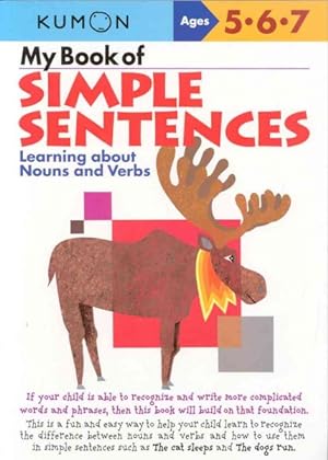 Seller image for My Book of Simple Sentences : Learning about Nouns And Verbs for sale by GreatBookPrices