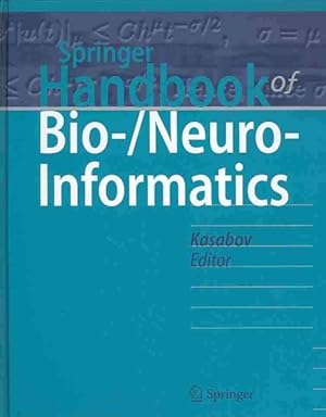 Bild des Verkufers fr Springer Handbook of Bio-/ Neuro-Informatics zum Verkauf von GreatBookPrices