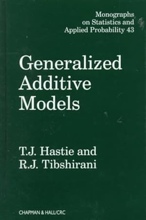 Image du vendeur pour Generalized Additive Models mis en vente par GreatBookPrices