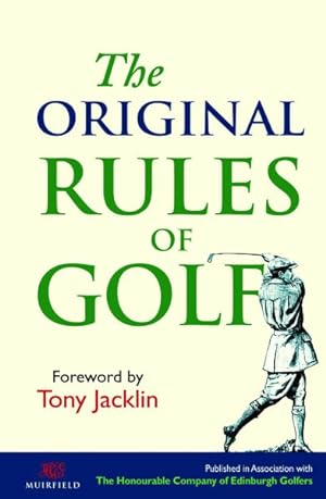 Bild des Verkufers fr Original Rules of Golf zum Verkauf von GreatBookPrices