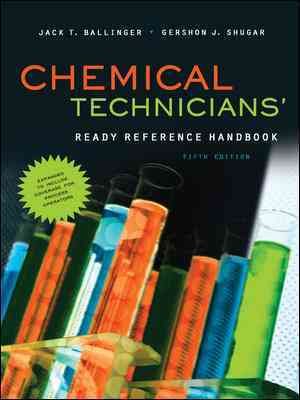 Image du vendeur pour Chemical Technicians' Ready Reference Handbook mis en vente par GreatBookPrices