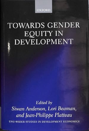 Immagine del venditore per Towards Gender Equity in Development venduto da GreatBookPrices