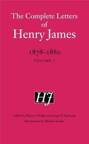 Seller image for Complete Letters of Henry James, 1878-1880 for sale by GreatBookPrices