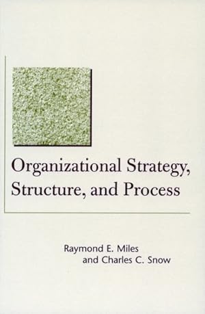 Imagen del vendedor de Organizational Strategy, Structure, and Process a la venta por GreatBookPrices