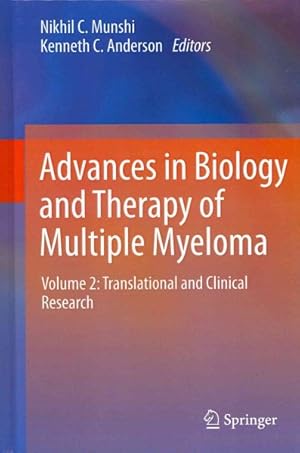 Immagine del venditore per Advances in Biology and Therapy of Multiple Myeloma : Translational and Clinical Research venduto da GreatBookPrices