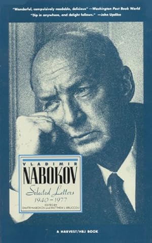Imagen del vendedor de Vladimir Nabokov : Selected Letters, 1940-1977 a la venta por GreatBookPrices
