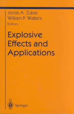 Seller image for Explosive Effects and Applications for sale by GreatBookPrices