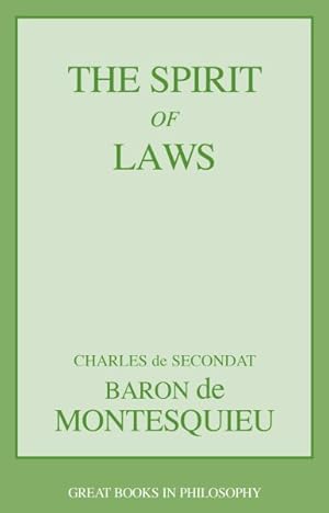Seller image for Spirit of Laws for sale by GreatBookPrices