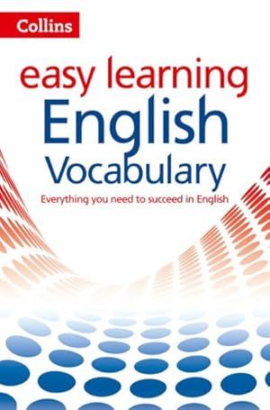 Imagen del vendedor de Collins Easy Learning English Vocabulary a la venta por GreatBookPrices