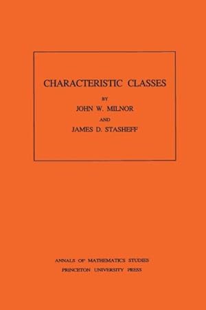 Imagen del vendedor de Characteristic Classes a la venta por GreatBookPrices