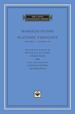 Bild des Verkufers fr Platonic Theology : Books I-IV zum Verkauf von GreatBookPrices