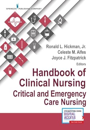 Seller image for Handbook of Clinical Nursing : Critical and Emergency Care Nursing for sale by GreatBookPrices