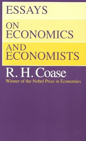 Seller image for Essays on Economics and Economists for sale by GreatBookPrices