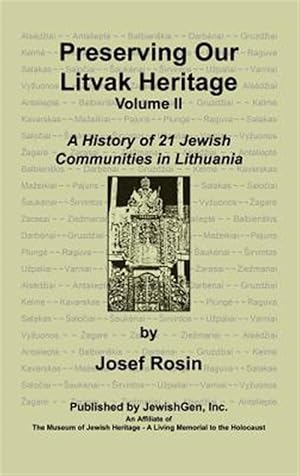 Seller image for Preserving Our Litvak Heritage- Volume II for sale by GreatBookPrices