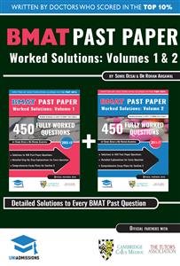 Immagine del venditore per Bmat Past Paper Worked Solutions Volume 1 & 2 : Fully Worked Answers, 600+ Questions Explained, 2003-15, Detailed Essay Plans venduto da GreatBookPrices