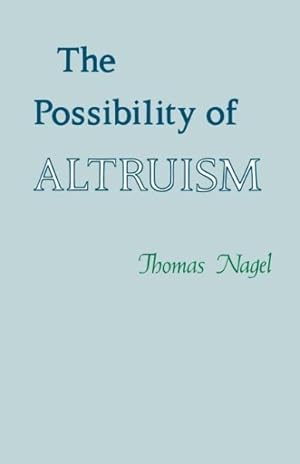 Seller image for Possibility of Altruism for sale by GreatBookPrices