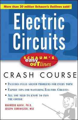 Imagen del vendedor de Schaum's Easy Outlines : Electric Circuits a la venta por GreatBookPrices