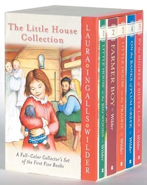 Imagen del vendedor de Little House Collection : A Full-Color Collector's Set of the First Five Books: Little House in the Big Woods, Farmer Boy, Little House on the Prairie, On the Banks of Plum Creek, By the Shores of Silver Lake a la venta por GreatBookPrices