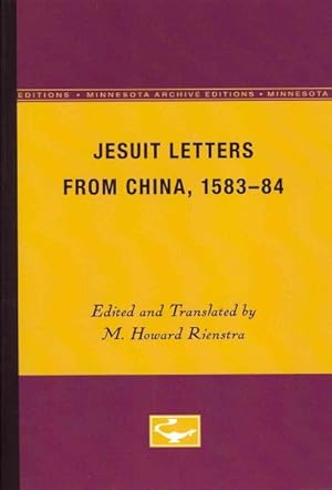 Seller image for Jesuit Letters from China, 1583-84 for sale by GreatBookPrices
