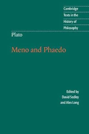 Image du vendeur pour Plato : Meno and Phaedo mis en vente par GreatBookPrices