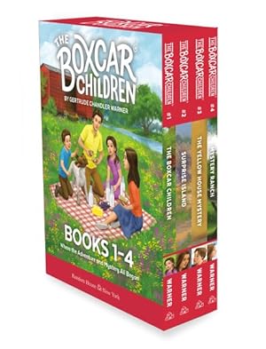 Image du vendeur pour Boxcar Children Mysteries : The Boxcar Children, Surprise Island, the Yellow House Mystery, & Mystery Ranch mis en vente par GreatBookPrices