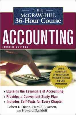 Immagine del venditore per Mcgraw-Hill 36-Hour Course : Accounting venduto da GreatBookPrices