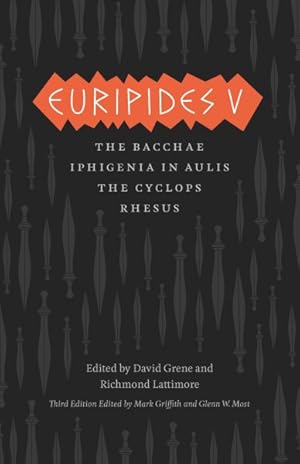 Immagine del venditore per Euripides V : The Bacchae / Iphigenia in Aulis / The Cyclops / Rhesus venduto da GreatBookPrices