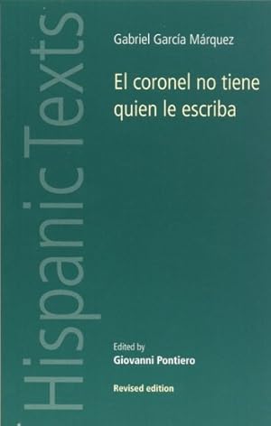 Image du vendeur pour El coronel no tiene quien le escriba / No One Writes to the Colonel mis en vente par GreatBookPrices