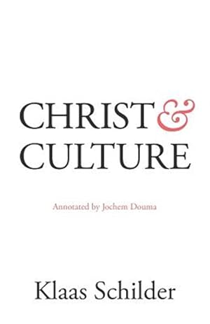 Immagine del venditore per Christ and Culture: Annotated by Jochem Douma venduto da GreatBookPrices